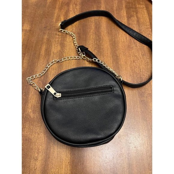 Olivia Miller Emoji Crossbody Handbag with Gold Tone Chain Shoulder Strap - Picture 4 of 4